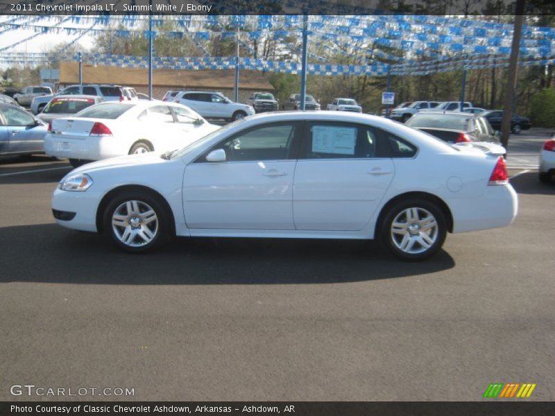 Summit White / Ebony 2011 Chevrolet Impala LT