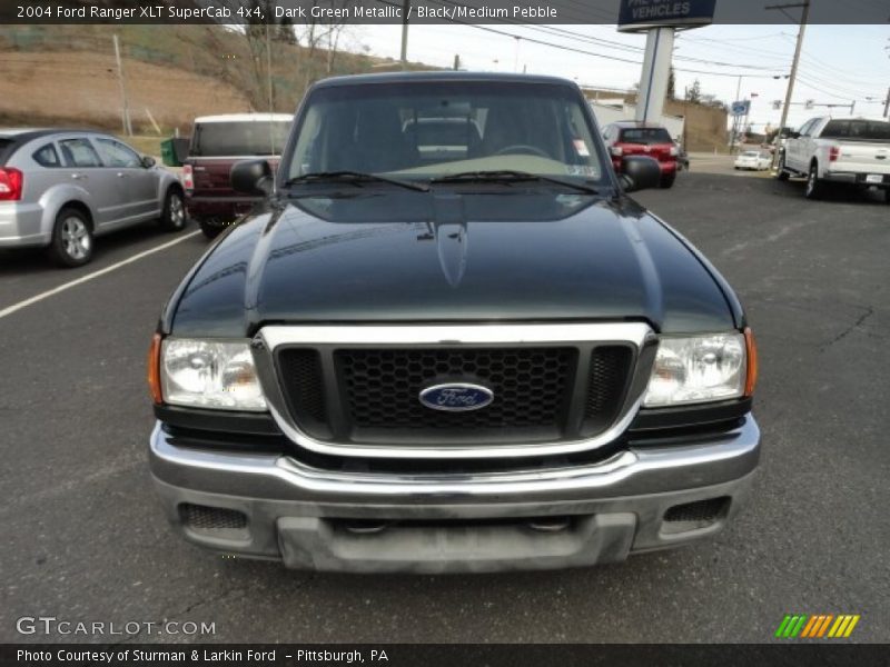 Dark Green Metallic / Black/Medium Pebble 2004 Ford Ranger XLT SuperCab 4x4