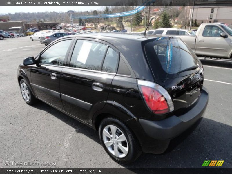 Midnight Black / Gray 2009 Kia Rio Rio5 LX Hatchback