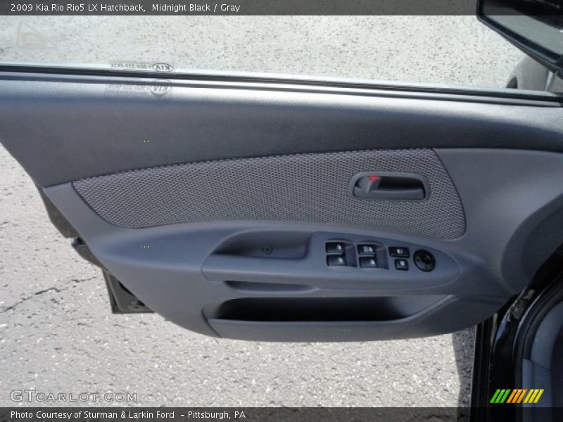 Midnight Black / Gray 2009 Kia Rio Rio5 LX Hatchback
