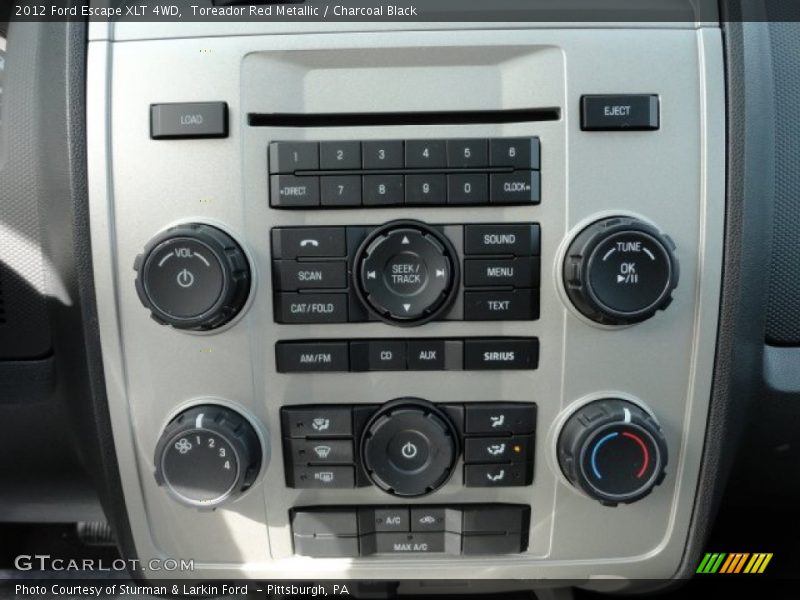 Controls of 2012 Escape XLT 4WD