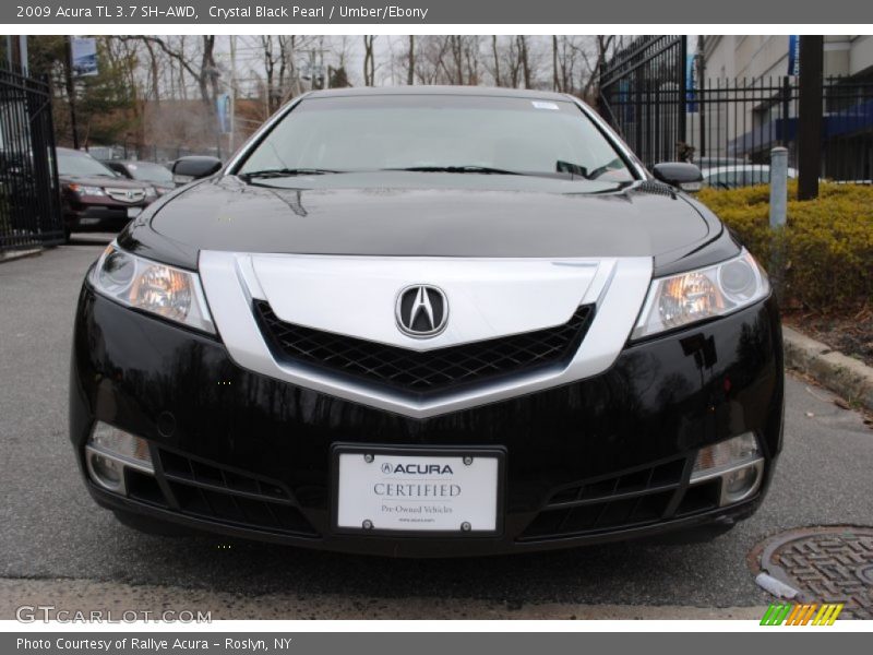 Crystal Black Pearl / Umber/Ebony 2009 Acura TL 3.7 SH-AWD