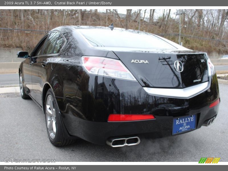 Crystal Black Pearl / Umber/Ebony 2009 Acura TL 3.7 SH-AWD