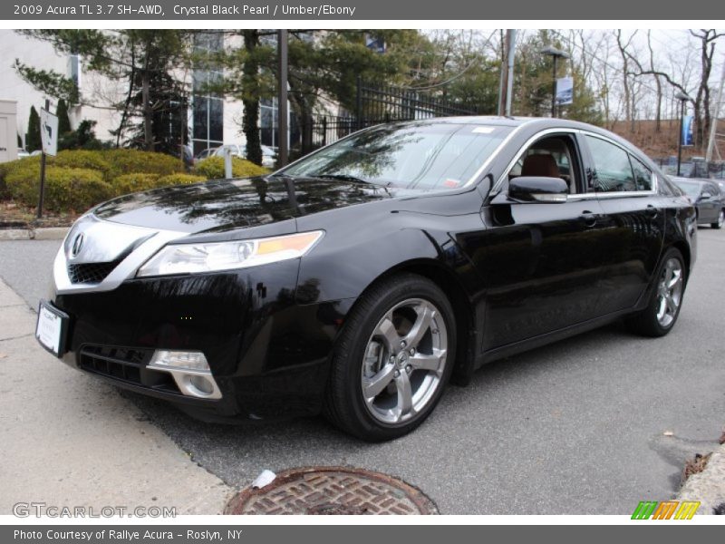 Crystal Black Pearl / Umber/Ebony 2009 Acura TL 3.7 SH-AWD