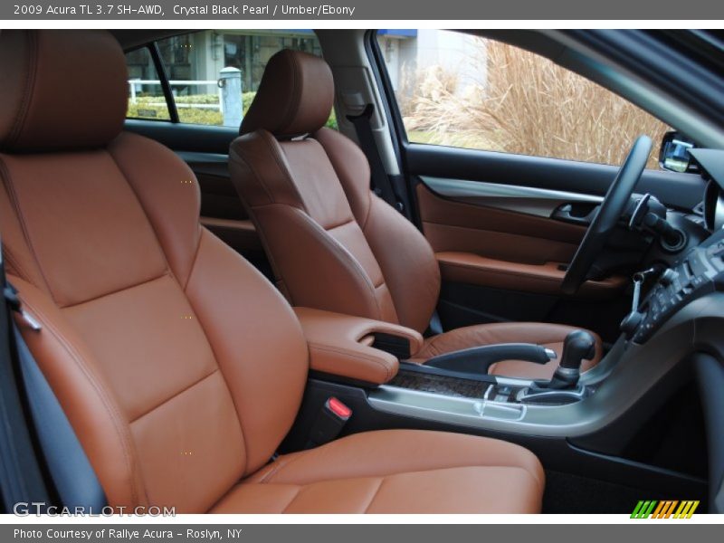 Crystal Black Pearl / Umber/Ebony 2009 Acura TL 3.7 SH-AWD