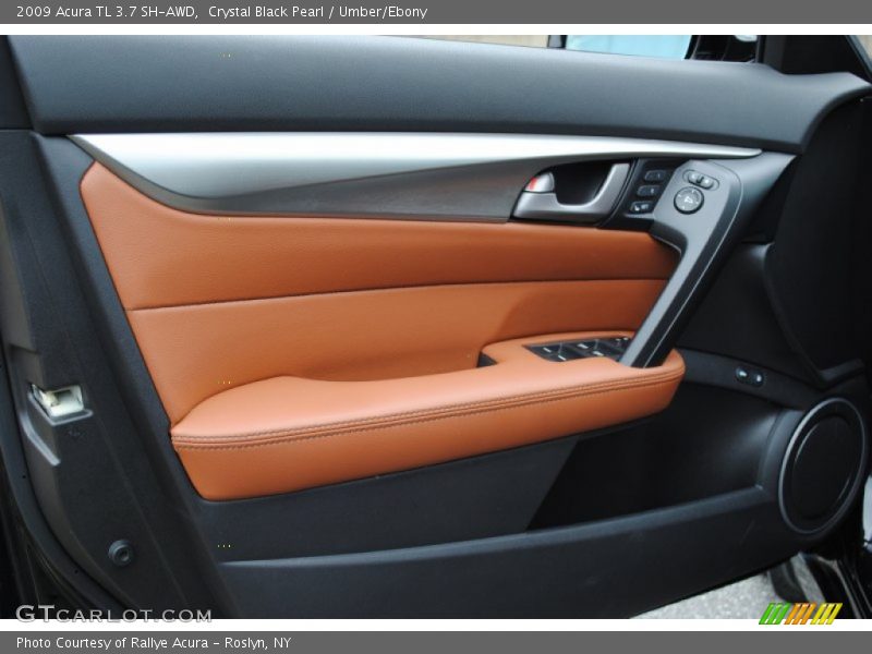 Crystal Black Pearl / Umber/Ebony 2009 Acura TL 3.7 SH-AWD