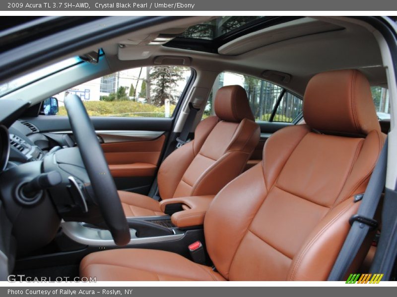 Crystal Black Pearl / Umber/Ebony 2009 Acura TL 3.7 SH-AWD