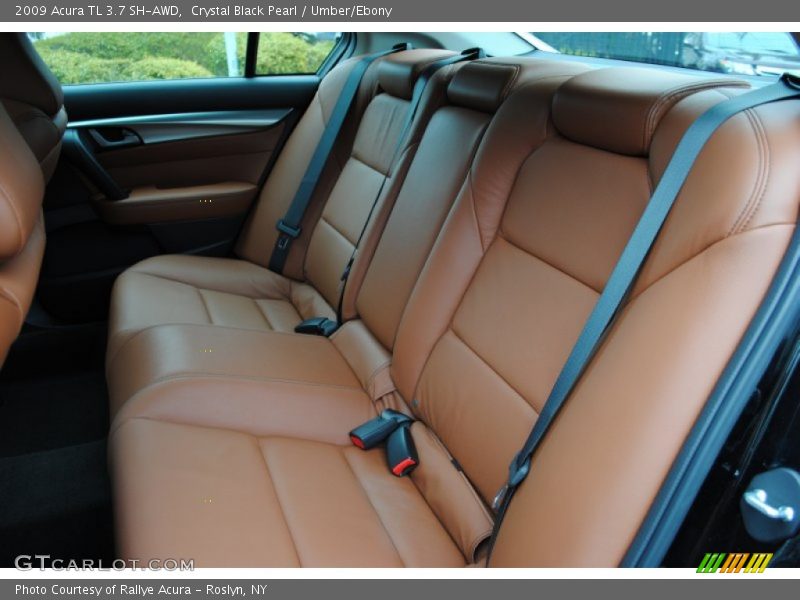 Crystal Black Pearl / Umber/Ebony 2009 Acura TL 3.7 SH-AWD