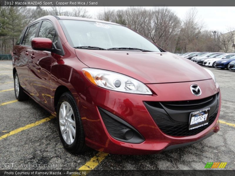 Copper Red Mica / Sand 2012 Mazda MAZDA5 Sport