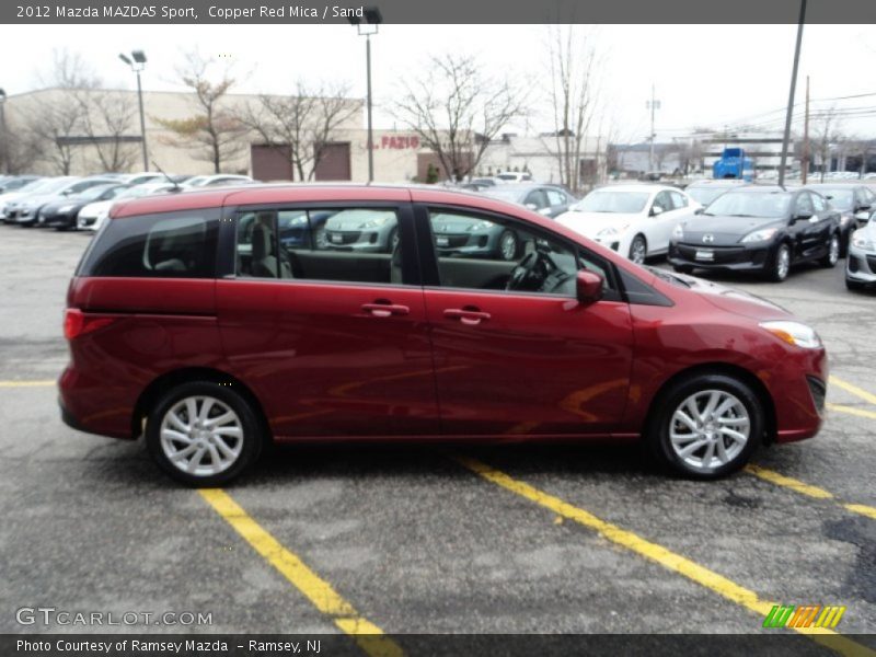 Copper Red Mica / Sand 2012 Mazda MAZDA5 Sport