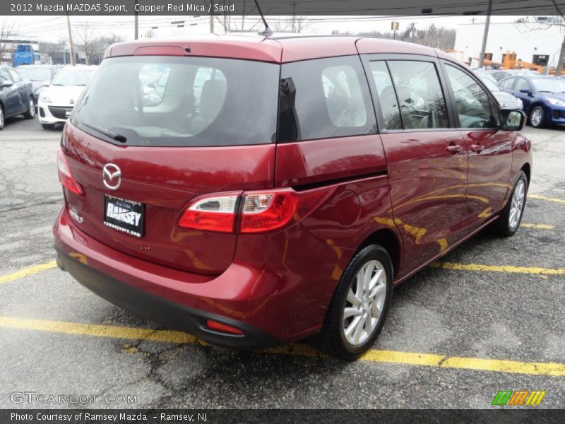 Copper Red Mica / Sand 2012 Mazda MAZDA5 Sport