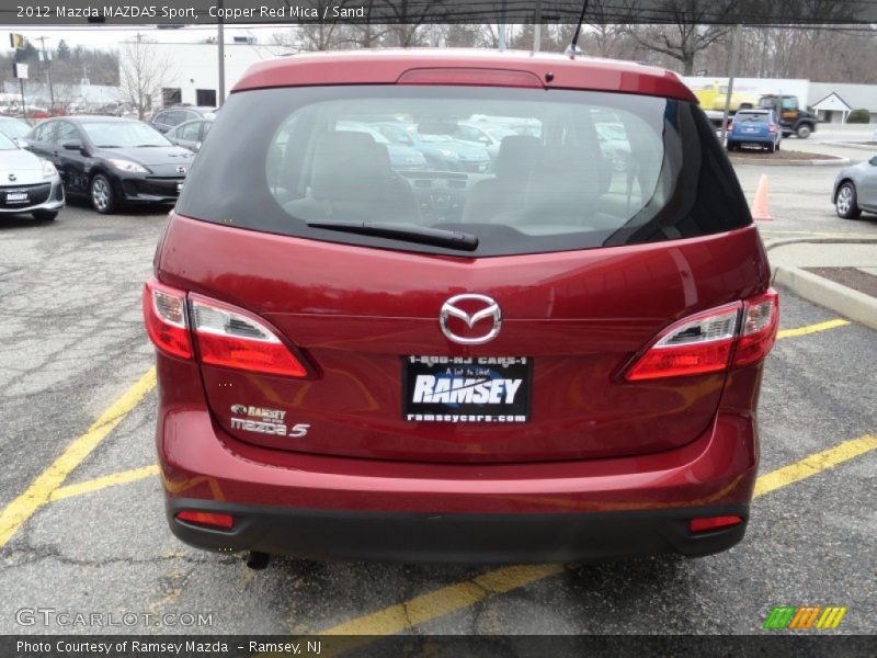 Copper Red Mica / Sand 2012 Mazda MAZDA5 Sport