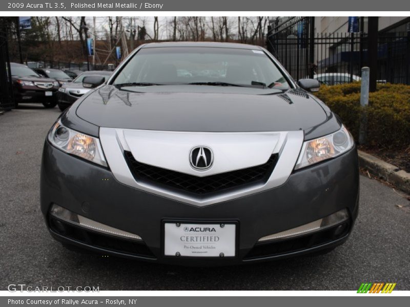 Polished Metal Metallic / Ebony 2009 Acura TL 3.5