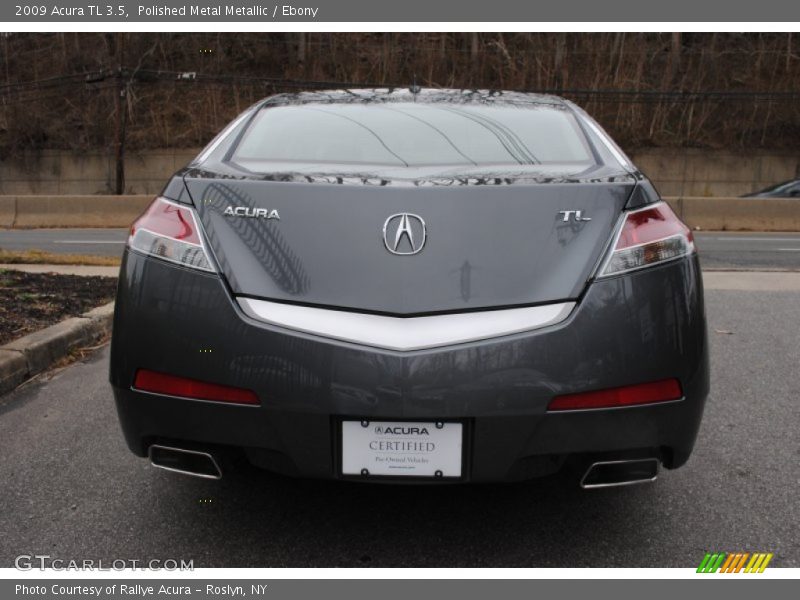 Polished Metal Metallic / Ebony 2009 Acura TL 3.5