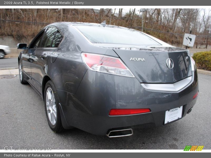 Polished Metal Metallic / Ebony 2009 Acura TL 3.5