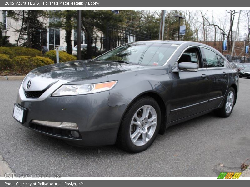 Polished Metal Metallic / Ebony 2009 Acura TL 3.5