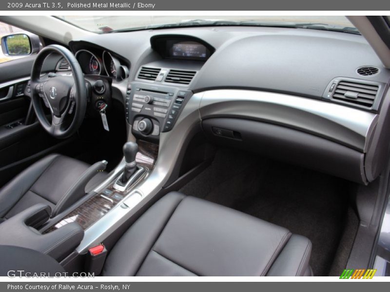 Polished Metal Metallic / Ebony 2009 Acura TL 3.5