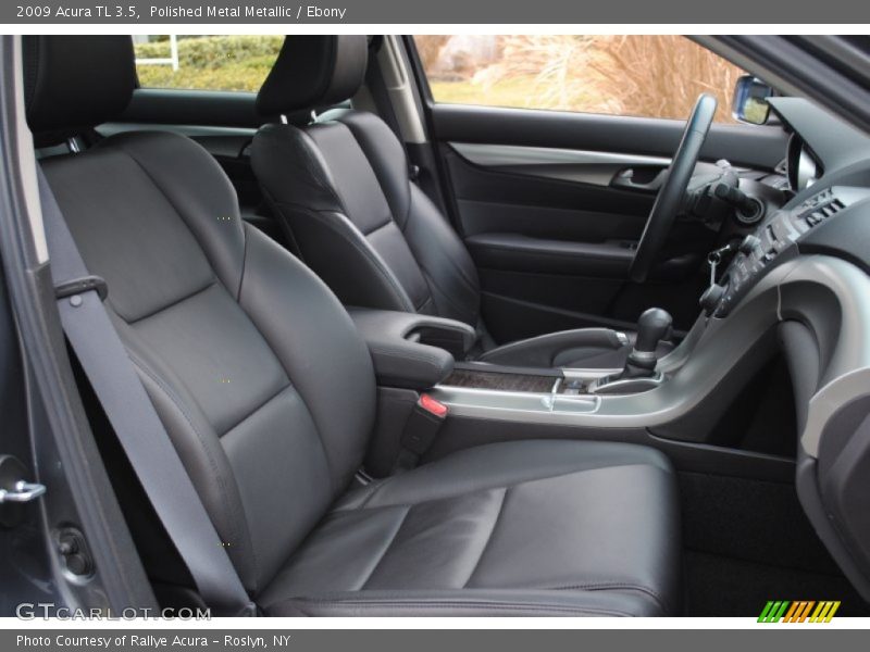 Polished Metal Metallic / Ebony 2009 Acura TL 3.5