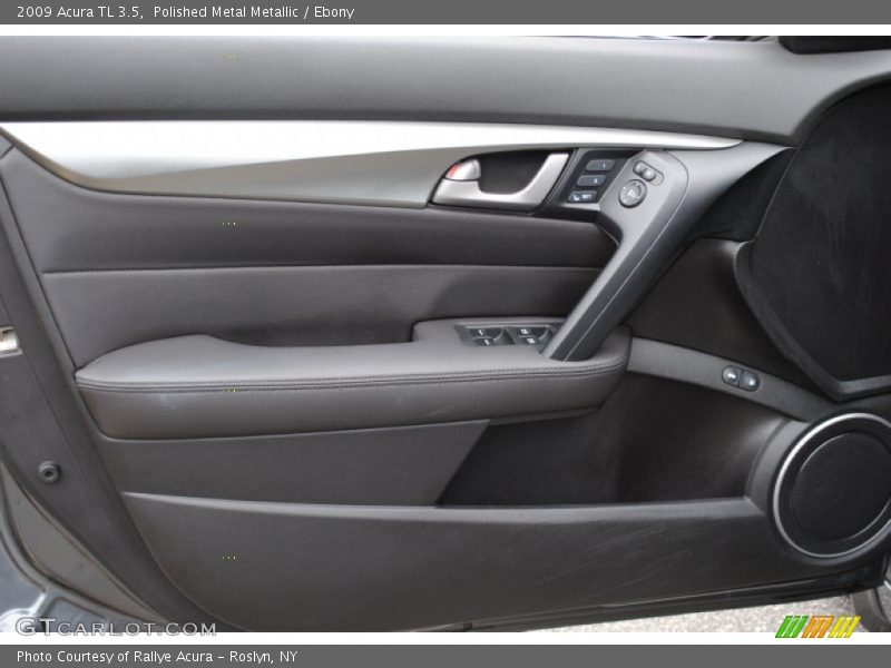 Polished Metal Metallic / Ebony 2009 Acura TL 3.5