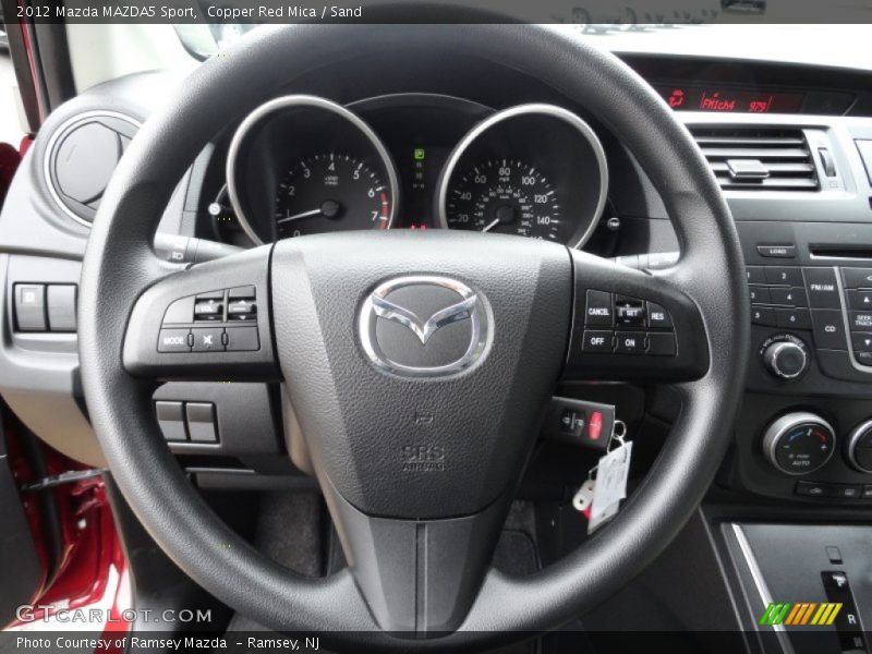 Copper Red Mica / Sand 2012 Mazda MAZDA5 Sport