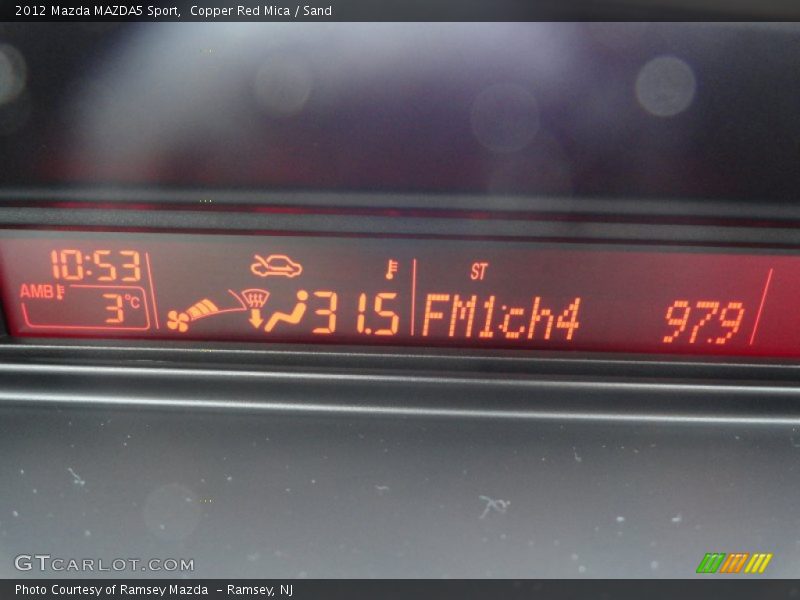 Copper Red Mica / Sand 2012 Mazda MAZDA5 Sport
