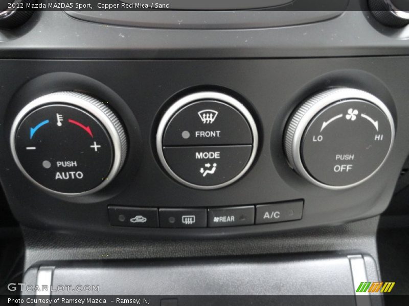 Copper Red Mica / Sand 2012 Mazda MAZDA5 Sport