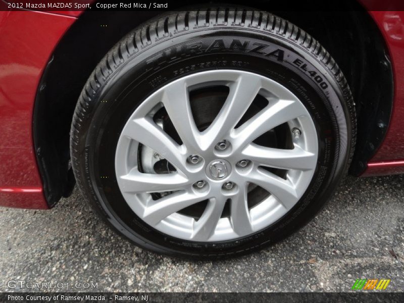 Copper Red Mica / Sand 2012 Mazda MAZDA5 Sport