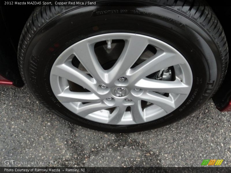 Copper Red Mica / Sand 2012 Mazda MAZDA5 Sport