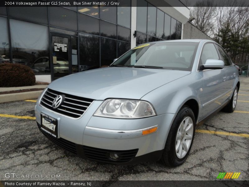 Blue Silver Metallic / Grey 2004 Volkswagen Passat GLS Sedan