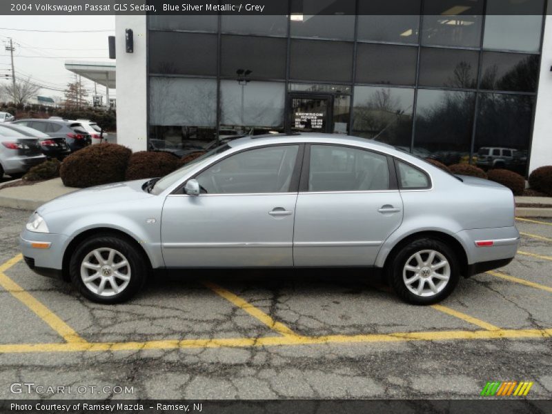 Blue Silver Metallic / Grey 2004 Volkswagen Passat GLS Sedan