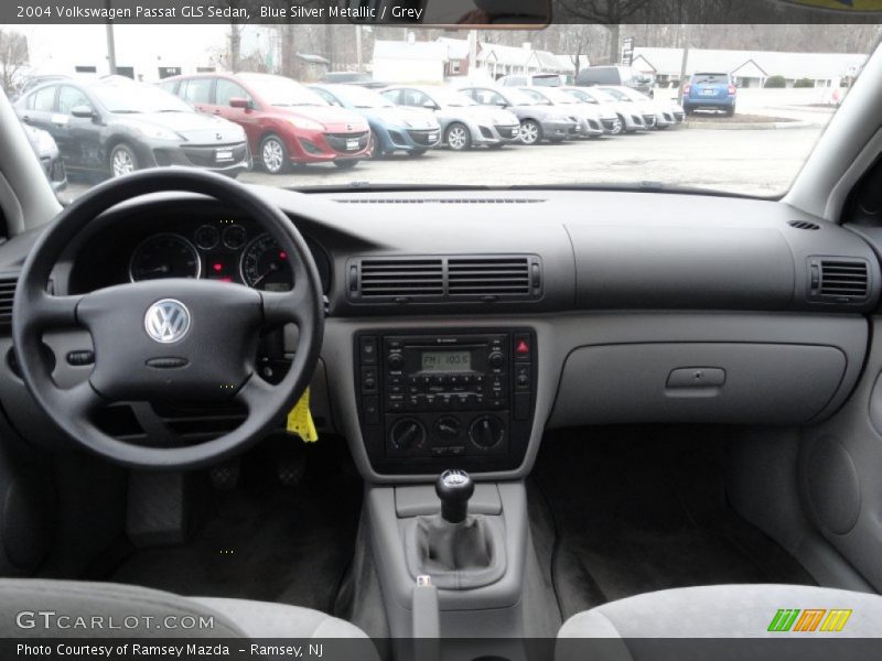 Blue Silver Metallic / Grey 2004 Volkswagen Passat GLS Sedan