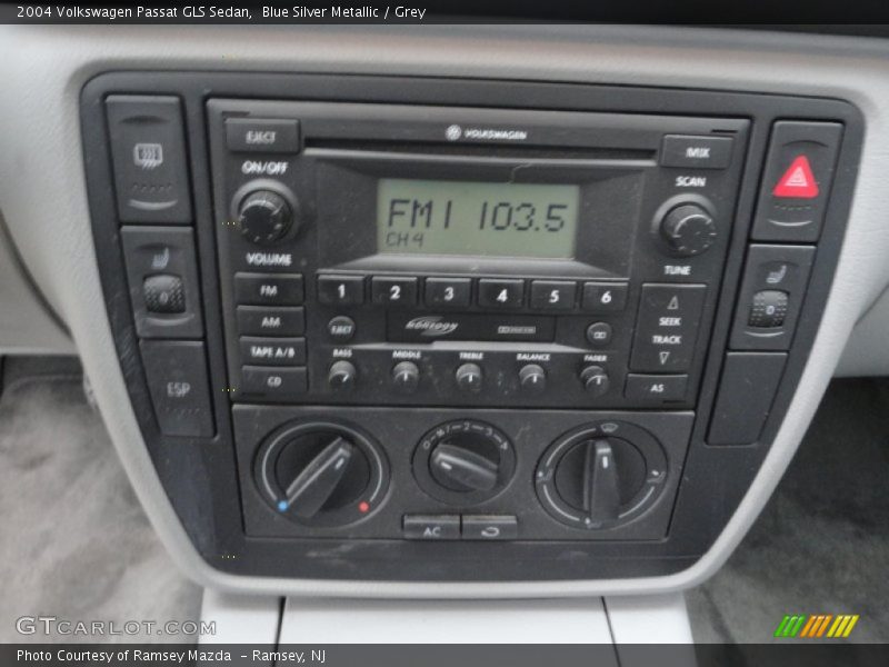 Blue Silver Metallic / Grey 2004 Volkswagen Passat GLS Sedan