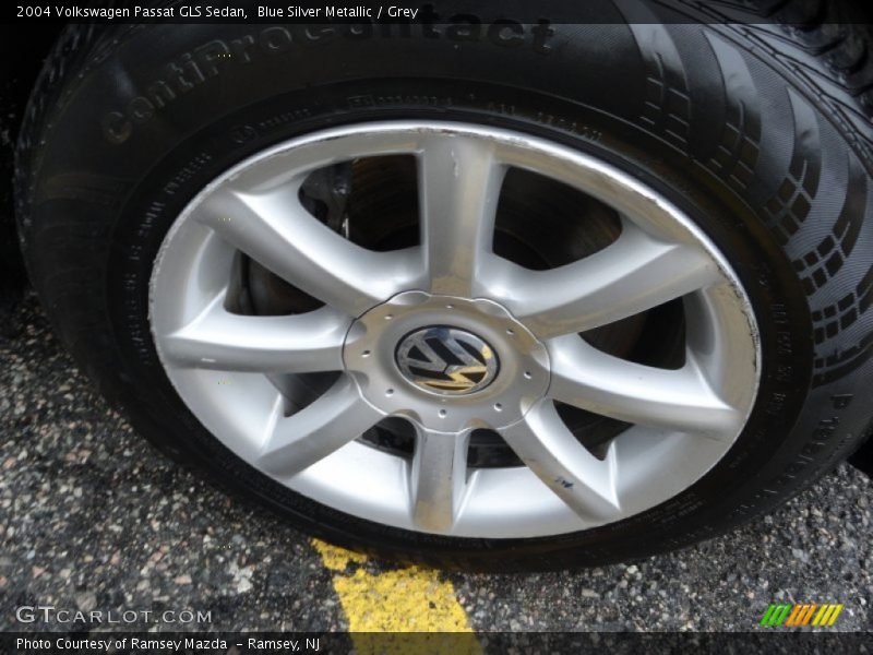 Blue Silver Metallic / Grey 2004 Volkswagen Passat GLS Sedan