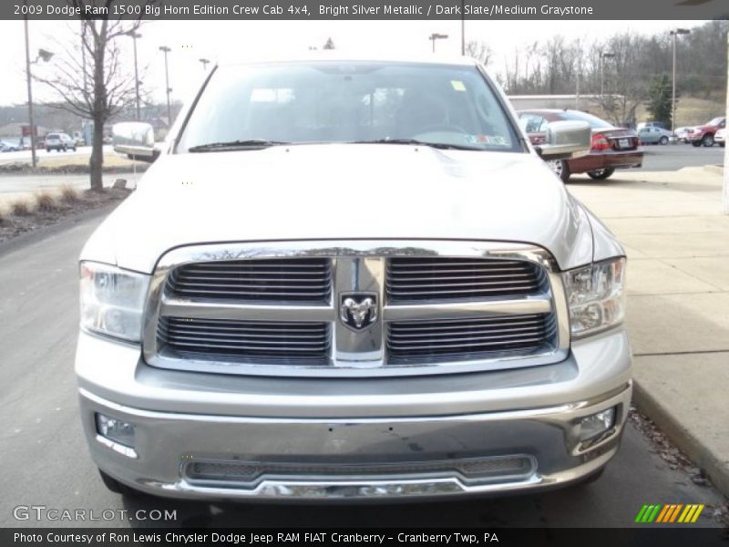 Bright Silver Metallic / Dark Slate/Medium Graystone 2009 Dodge Ram 1500 Big Horn Edition Crew Cab 4x4