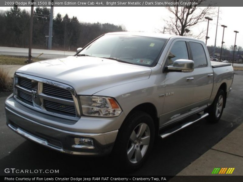 Bright Silver Metallic / Dark Slate/Medium Graystone 2009 Dodge Ram 1500 Big Horn Edition Crew Cab 4x4