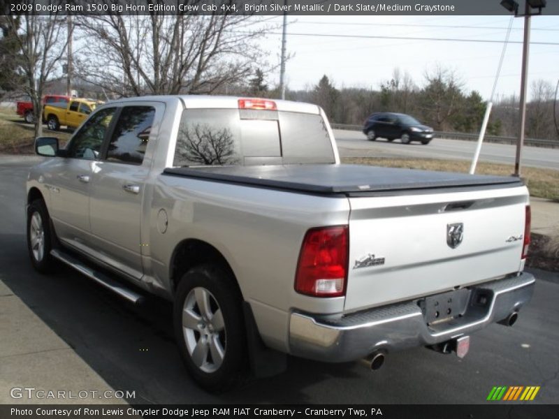 Bright Silver Metallic / Dark Slate/Medium Graystone 2009 Dodge Ram 1500 Big Horn Edition Crew Cab 4x4