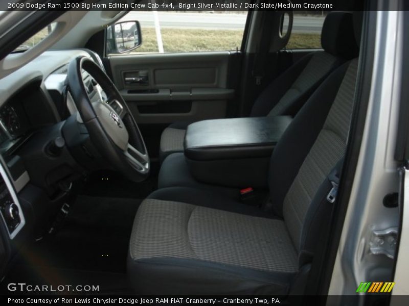 Bright Silver Metallic / Dark Slate/Medium Graystone 2009 Dodge Ram 1500 Big Horn Edition Crew Cab 4x4