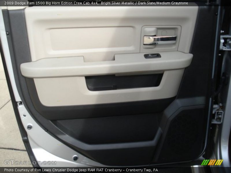 Bright Silver Metallic / Dark Slate/Medium Graystone 2009 Dodge Ram 1500 Big Horn Edition Crew Cab 4x4