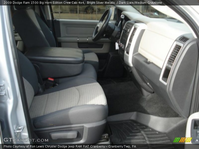 Bright Silver Metallic / Dark Slate/Medium Graystone 2009 Dodge Ram 1500 Big Horn Edition Crew Cab 4x4