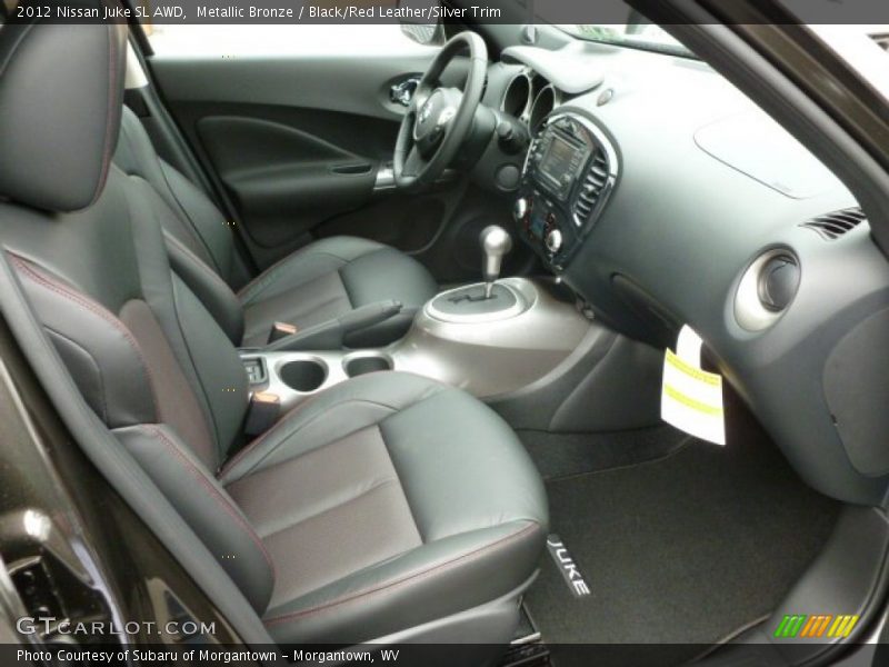 Metallic Bronze / Black/Red Leather/Silver Trim 2012 Nissan Juke SL AWD