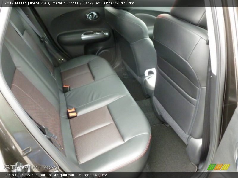 Metallic Bronze / Black/Red Leather/Silver Trim 2012 Nissan Juke SL AWD