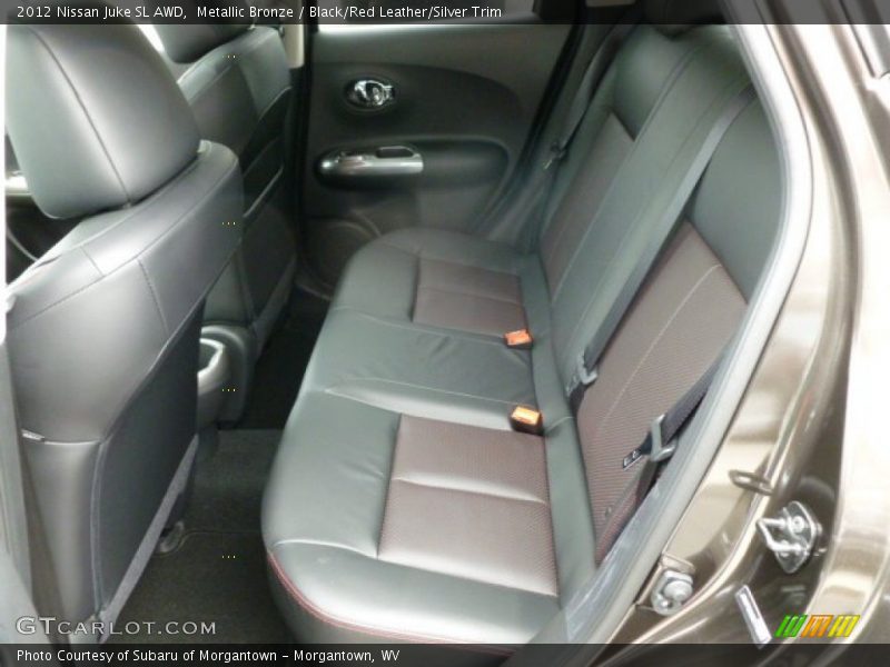Metallic Bronze / Black/Red Leather/Silver Trim 2012 Nissan Juke SL AWD