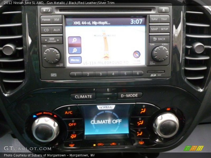 Controls of 2012 Juke SL AWD