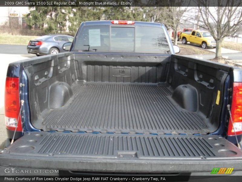 Midnight Blue Metallic / Ebony 2009 GMC Sierra 1500 SLE Regular Cab