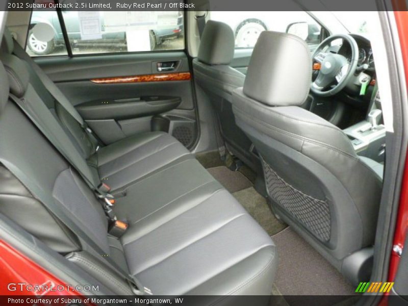  2012 Outback 2.5i Limited Off Black Interior