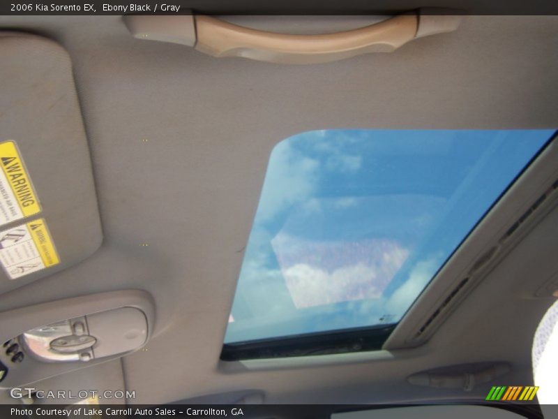 Ebony Black / Gray 2006 Kia Sorento EX