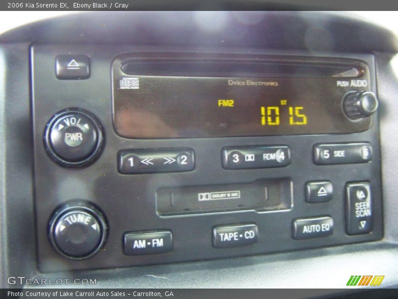 Ebony Black / Gray 2006 Kia Sorento EX