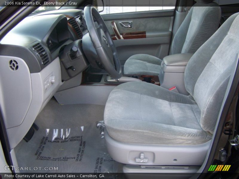 Ebony Black / Gray 2006 Kia Sorento EX