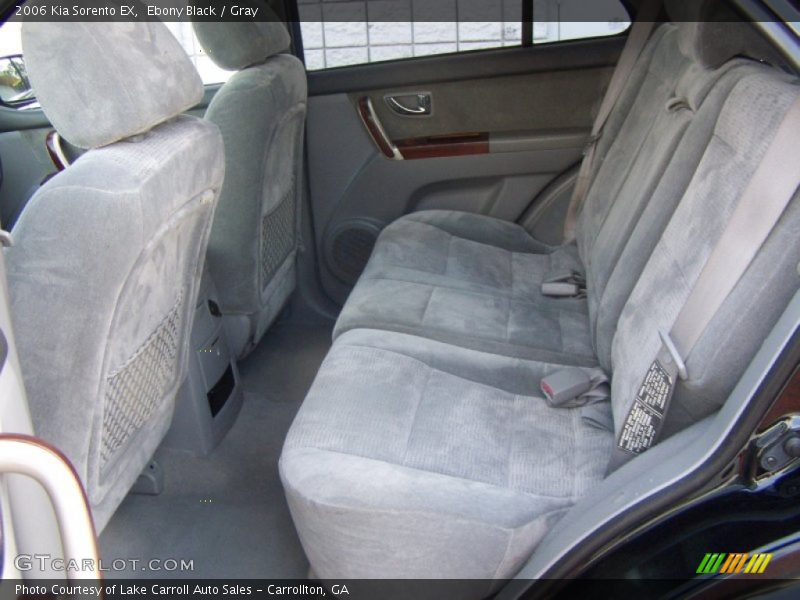 Ebony Black / Gray 2006 Kia Sorento EX