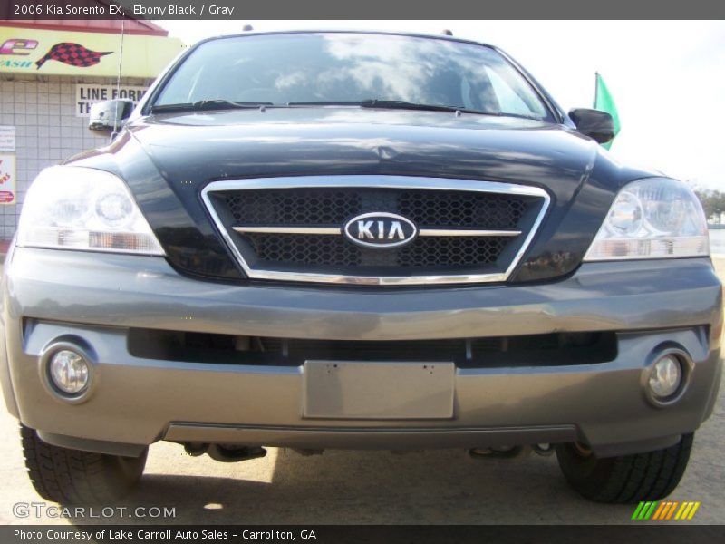 Ebony Black / Gray 2006 Kia Sorento EX